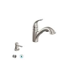 Get free shipping on qualified single handle, handles, moen pull out kitchen faucets or buy online pick up in store today in the kitchen department. Moen Ca87550srssd Caprillo Single Handle Kitchen Build Com