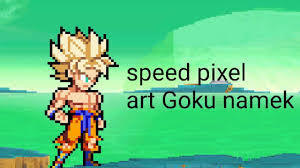 17.05.2019 · dbz goku sprite pixelart gokudragonball extremebutoden dragonballsuper dbsuperfanart. Speed Pixel Art Goku Ssj Namek Swl Youtube