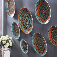 Online Shop Home Decorative Ceramics Wall Decoration Dish Wall Hanging Plate Aliexpress Mobile Ceramic Wall Decor Plates On Wall Ceramic Decor