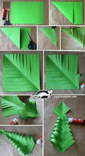 Diy Paper Christmas Trees Crafts Pinterest Navidad Diy Paper Crafts Diy Paper Craft Diy Paper Christmas Tree Diy Christmas Paper Christmas Crafts Diy