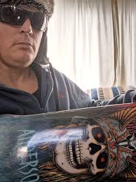 New trucks, wheels and grip tape…rides waaaaaay bettter! New: Indy 169's  Bones ATF Rough Riders 59mm/80a Previous: Indy 136's (too narrow) Spitfire  60mm