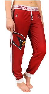 Klew Nfl Women S Arizona Cardinals Cuffed Jogger Pants Red Fanletic