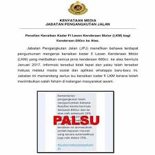 Malaysia road tax calculator (harga cukai jalan setahun). Berita Cukai Jalan Naik Mulai 2017 Tidak Benar Jpj Sentiasa Panas