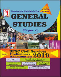 Spectrum Handbook For General Studies Paper 1 Edition 2019 Upsc Civil Services Study Social Development