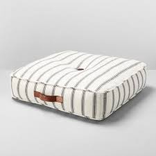 Floor Cushion Stripe Brown White Hearth Hand With Magnolia Target Floor Cushions Living Room Floor Cushions Living Room Scandinavian
