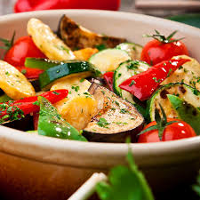 Geschmortes Ofengemuse Rezept Gemuse Im Backofen Rezepte Nudeln Mit Gemuse