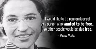 Those of us who traveled together to the Rosa Parks museum learned about  the whole Rosa Parks. An important read
