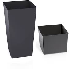 30 cm, anthrazit, gerillt online bestellen oder reservieren & abholen im fachcentrum | bauhaus. Blumentopf 61cm Anthrazit Hochglanz Ubertopf Blumen Pflanzen Kubel Pflanzkubel Eckig Kunststoff 702538
