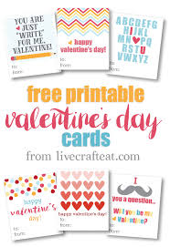 Maybe you would like to learn more about one of these? Free Printable Valentine S Day Cards For Kids Live Craft Eat