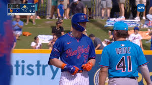 Brett Baty Hits a Spring Training Double