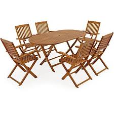 Same day delivery 7 days a week £3.95, or fast store collection. Salon De Jardin Boston 1 Table Et 6 Chaises En Bois D Acacia Certifie Fsc Ensemble Table Et Ch Table Et Chaises Ensemble Table Et Chaise Salon De Jardin Bois
