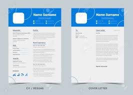 The problem could be the first im. Resume And Cover Letter Resume Template Cv Professional Royalty Free Cliparts Vectors And Stock Illustration Image 164230407