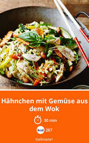 Hahnchen Mit Gemuse Aus Dem Wok Rezept Rezepte Asiatische Rezepte Fleisch Gerichte