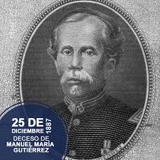 Aparte de sus méritos como artista, Manuel Ma. Gutiérrez Flores ocupó  importantes puestos públicos, y en los cuarenta y cinco años de servicios  prestados a la nación supo distinguirse siempre por su