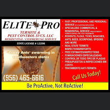 They do wild animal removal, roach and ant control among others. Elite Pro Pest Control Home Facebook