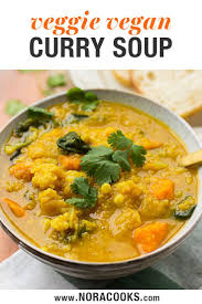 Cauliflower Sweet Potato Curry Soup With Spinach And Red Lentils Vegan Glutenfree Curried Sweet Potato Soup Sweet Potato Curry Vegan Soup Recipes