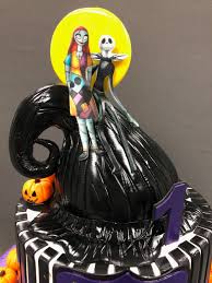 This nightmare before christmas party is every fan s dream. The Nightmare Before Christmas Theme 1st Birthday Cake Skazka Desserts Bakery Nj Custom Birthday Cakes Cupcakes Shop