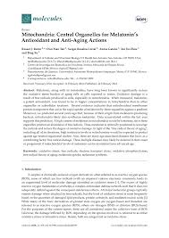 Pemberian air percuma melalui skim air darul ehsan ini akan bermula 1 mac tahun depan. Pdf Mitochondria Central Organelles For Melatonin S Antioxidant And Anti Aging Actions