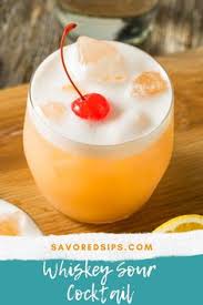 Classic Whiskey Sour Cocktail Recipe In 2020 Whiskey Sour Recipe Delicious Drink Recipes Whiskey Sour