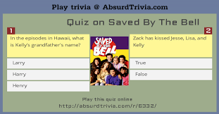The hawaiian islands are continuously being formed from under water volcanic activity called a what? Trivia Quiz Quiz On Saved By The Bell