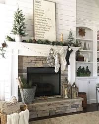Farmhouse Mantel Christmas Decorating Ideas Farmhouse Fireplace Decor Rustic Farmhouse Fireplace Fireplace Decor