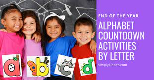 Have you ever been invited to an 'alphabet' party? Alphabet Countdown Ideas Simply Kinder