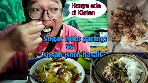 sarapan soto pak Edi || soto garing vs soto kuah