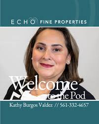 WELCOME TO THE POD! Our #EchoPod is GROWING! 🐬 Please help us give a warm  welcome to our newest #EchoAgent Kathy Burgos Valdez! Contact Kathy for all  of your real estate needs!🐬