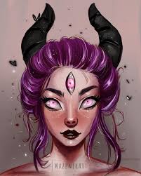 Here's the coloured version of the witch drawing I posted earlier. Would  love to know which one you like more☺️ I guess I still suck at deciding  colours 😅 . . . . . . . . . #