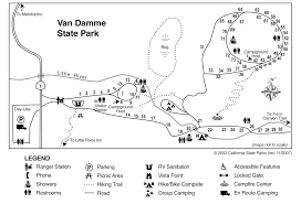Van damme state park is a huge state park (1,831 acres) peppered with lot of different views and terrain to enjoy. Van Damme State Park Campsite Photos Campsite Availability Alerts