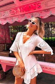 Abigail Lace Mini Dress White By Spell & The Gypsy Designs