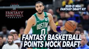 Nba Fantasy Basketball Points Mock Draft 12 Team Points League Youtube