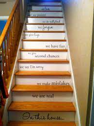 Diy Family Rules Stairs Style Stairs Family Rules Painted Stairs