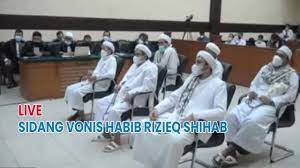 Ia berencana akan melakukan banding. Live Sidang Pembacaan Vonis Habib Rizieq Shihab Penjara Atau Bebas Youtube