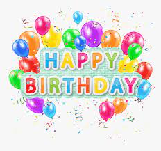 636 free transparent birthday clip art. Happy Birthday Deco Text With Balloons Png Clip Art Transparent Background Happy Birthday Clipart Png Download Kindpng