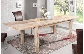 Table Extensible En Bois Massif D Acacia Collection Elias Salle A Manger Design Table Rustique Table Extensible