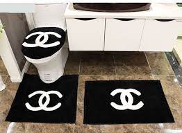 シャネルブランド 絨毯 dream house decor home decor toilet mat