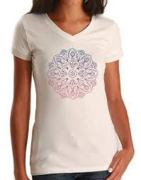 Mandala Rainbow T Shirt New Age Yoga Mens And Ladies