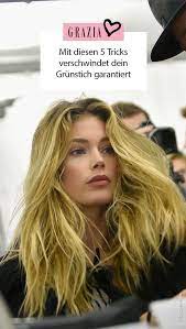 mit diesen tricks bereitet ihr dem grunstich in euren haaren ein ende haarfarbe dunkelblond blond brunett leuchtende haut