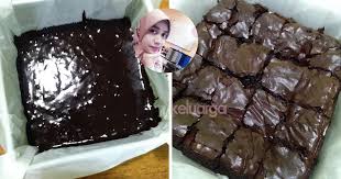 130g marjerin 450g beryl's dark compound chocolate 100g tepung penaik bluekey 180g gula trending, 5 kuih tradisional guna sukatan cawan lebih senang dan sedap! Resipi Brownies Guna Sukatan Cawan Cukup Mudah Tahan Sampai 2 Minggu Tak Masuk Peti Sejuk Keluarga