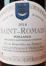 Romain bouteille, acteur et humoriste français, ami de coluche, est décédé. Barolet Pernot Pere Fils Saint Romain Poilla Prices Stores Tasting Notes And Market Data