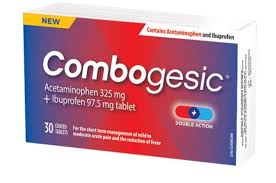 Taking these two medications together works better to relieve pain than taking them separately. Combogesic First Acetaminophen Ibuprofen Combination Tablet Now Available For Canadians With Acute Pain