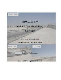 Pdf Fhwa And Epa National Near Road Study Las Vegas