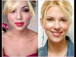 Scarlett johansson without make up photo. Scarlett Johansson Make Up Transformation Youtube