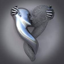 Sculpture By Franck Kuman Ego Alterego Sculpture Art Metal Art Sculpture Steel Art