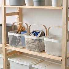 Ikea Risatorp Wire Basket In 2020 Wicker Baskets Storage Ikea Wire Baskets