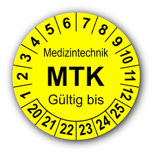 We also share latest umt . Mehrjahres Prufplakette Medizintechnik Mtk Gultig Bis Gelb