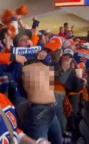 Hockey fan who received porn site offer after flashing boobs speaks out  about incident