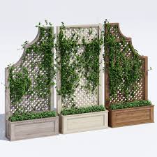 Trellises 3d Model Max Obj Mtl Fbx 1 Planter Trellis Simple Pool Trellis
