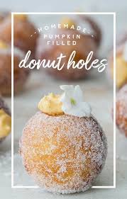 Is There Anything Better Than Biting Into A Warm Homemade Donut Hole Stuffed With A Cream Cheese Pumpkin Fill Homemade Donuts Filled Donuts Cream Filled Donuts